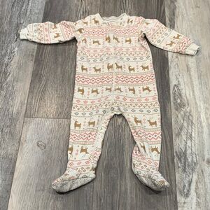 Pekkle Cozy Cream and Brown Kids One Piece